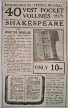 Load image into Gallery viewer, Shakespeare, William. Complete Works of Shakespeare. Andersons, Edinburgh Ltd. for Allied Newspapers. [London]. 1932.
