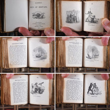 Load image into Gallery viewer, Famous Men of Britain. &gt;&gt;MINIATURE BOOK&lt;&lt; Publication Date: 1845 CONDITION: VERY GOOD
