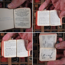 Load image into Gallery viewer, Dods, Matilda Lees. Handbook of Practical Cookery. &gt;&gt;SCARCE MINIATURE RECIPE BOOK&lt;&lt;Publication Date: 1906 CONDITION: VERY GOOD
