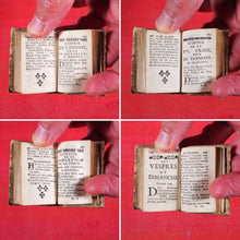 Load image into Gallery viewer, Heures de Cour contenant les sept offices de la semaine. Les 7 pseaumes, Vespres, Hymns &amp; Les Litan avec les Prieres du matin &amp; du soir &amp; les Oraisons devant et apres le Commun. Publication Date: 1676 CONDITION: VERY GOOD

