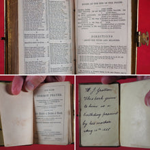 Load image into Gallery viewer, Book of Common Prayer and Administration of the Sacraments and other Rites and Ceremonies of the Church. Together with the Psalter or Psalms of David.&gt;&gt;MINIATURE PRAYER BOOK&lt;&lt; Church of England. 1857
