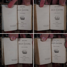 Load image into Gallery viewer, Oeuvres de Jean Racine. &gt;&gt;MINIATURE FRENCH CLASSIC&lt;&lt; Racine, Jean. Publication Date: 1826 CONDITION: VERY GOOD
