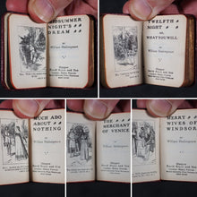 Load image into Gallery viewer, Shakespeare, William. Ellen Terry: A Midsummer Night&#39;s Dream, Much Ado About Nothing, Merchant Of Venice, Twelfth Night, The Merry Wives of Windsor. Bryce, David &amp; Son Glasgow. 1904. Five matching volumes.
