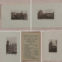 Load image into Gallery viewer, Willis, Frank (1865-1932). Original Set of Signed Artist&#39;s India Proof Miniature Line Engravings for H.M.Queen Mary. Willis, Frank (1865-1932). Whitstable, Kent. 1923.
