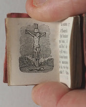 Load image into Gallery viewer, Petit Paroïssien de la Jeunesse. Lainé, Ad[olphe] R. Rue des S. Pères, 19. Paris. Circa 1840. &gt;&gt;MICRO-MINIATURE JUVENILE PRAYER BOOK&lt;&lt;
