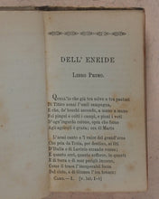 Load image into Gallery viewer, Virgilius Maro, Publius. L&#39;Eneide, volgarizzata da Annibal Caro. Barbèra, G. Firenze. 1873. &gt;&gt;VIRGIL&#39;S &#39;AENEID&#39; IN UNCOMMON MINIATURE ITALIAN EDITION&lt;&lt;
