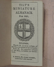 Load image into Gallery viewer, Tilt&#39;s Miniature Almanack. Various publishers. London. [1848-1870] &gt;&gt;RUN OF SCARCE COLLECTABLE ALMANACS&lt;&lt;
