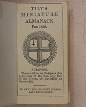 Load image into Gallery viewer, Tilt&#39;s Miniature Almanack. Various publishers. London. [1848-1870] &gt;&gt;RUN OF SCARCE COLLECTABLE ALMANACS&lt;&lt;
