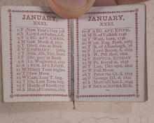 Load image into Gallery viewer, Porte-Monnaie Calender for 1869. Goodall &amp; Son. [London]. [1868].
