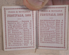 Load image into Gallery viewer, Porte-Monnaie Calender for 1869. Goodall &amp; Son. [London]. [1868].
