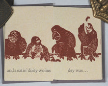 Load image into Gallery viewer, Stahlecker, Bonnie (artist). Toidy Poiple Boids. Mellan Berry Press. Madison, Wisconsin. 1983. Limited edition of 60 copies.
