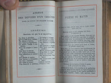 Load image into Gallery viewer, Paroissien Romain très complet. Approuvé par son émminence le Cardinal Meignan Archvêque de Tours. Mame et Fils, Alfred.Tours.1894. &gt;&gt;SET OF 4 MINIATURE FINE SIGNED BINDINGS&lt;&lt;
