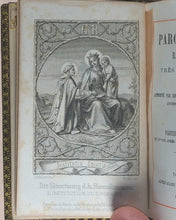 Load image into Gallery viewer, Paroissien Romain très complet. Approuvé par son émminence le Cardinal Meignan Archvêque de Tours. Mame et Fils, Alfred.Tours.1894. &gt;&gt;SET OF 4 MINIATURE FINE SIGNED BINDINGS&lt;&lt;
