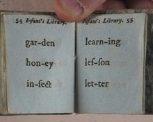 Load image into Gallery viewer, Marshall, John. Infant&#39;s Library. [Book2] (Spelling Book or &amp; Syllabary). Marshall, John. No. 4 Aldermary Churchyard in Watling Street. London. Circa 1800
