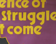 Load image into Gallery viewer, 'FREEDOM'. [Anti-Apartheid Poster]. National Committee on Apartheid. [1978].>>Striking unrecorded political silk-screen poster<<

