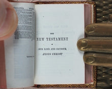 Load image into Gallery viewer, Holy Bible containing Old &amp; New Testaments. New York Oxford University Press. American Branch. 1919. &gt;&gt;Attractively bound  miniature Bible &lt;&lt;

