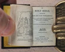 Load image into Gallery viewer, Holy Bible containing Old and New testaments. Bryce, David &amp; Son. Glasgow. 1896.&gt;&gt;Gorgeously rebound English miniature Bible&lt;&lt;
