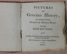 Load image into Gallery viewer, Miniature Historic Library,  in Eight volumes. Early illustrated miniature children&#39;s books in oak chest. Alfred Mills. Darton and Harvey. London. 1807-
