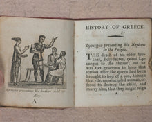 Load image into Gallery viewer, Miniature Historic Library,  in Eight volumes. Early illustrated miniature children&#39;s books in oak chest. Alfred Mills. Darton and Harvey. London. 1807-
