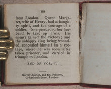 Load image into Gallery viewer, Miniature Historic Library,  in Eight volumes. Early illustrated miniature children&#39;s books in oak chest. Alfred Mills. Darton and Harvey. London. 1807-
