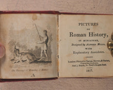 Load image into Gallery viewer, Miniature Historic Library,  in Eight volumes. Early illustrated miniature children&#39;s books in oak chest. Alfred Mills. Darton and Harvey. London. 1807-
