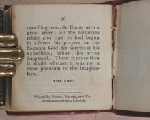 Load image into Gallery viewer, Miniature Historic Library,  in Eight volumes. Early illustrated miniature children&#39;s books in oak chest. Alfred Mills. Darton and Harvey. London. 1807-
