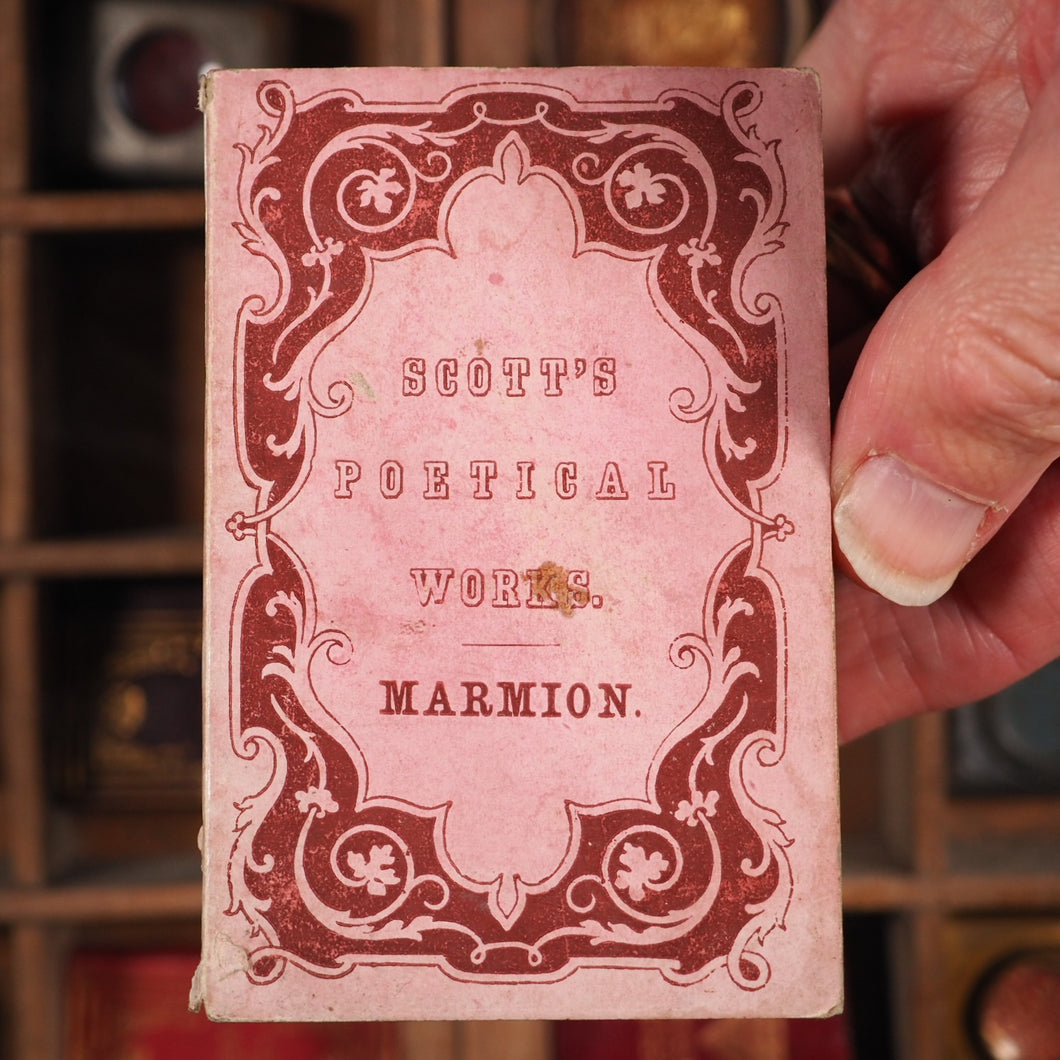 Marmion. A Tale of Flodden Field.>>EARLY MINIATURE PAPERBACK BOOK<< Scott, Sir Walter. Publication Date: 1847 CONDITION: VERY GOOD