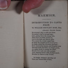 Load image into Gallery viewer, Marmion. A Tale of Flodden Field.&gt;&gt;EARLY MINIATURE PAPERBACK BOOK&lt;&lt; Scott, Sir Walter. Publication Date: 1847 CONDITION: VERY GOOD
