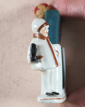 Load image into Gallery viewer, Needlecase &#39;blook&#39;. Complete with attached bevelled pocket mirror and original &#39;blook&#39; holder.
