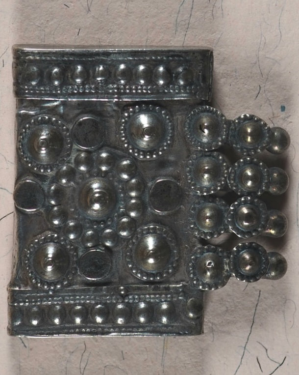 Koran, Qur'an case, silver. Circa 1890.