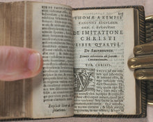 Load image into Gallery viewer, Imitation of Christ. De Imitatione Christi libri quatuor. Moreti, Ex Officina Plantiniana Balthasaris. Antverpiae. 1630.
