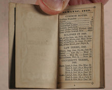 Load image into Gallery viewer, Victoria Miniature Almanack for 1849. Strange, W. Paternoster Row. London. [1848].
