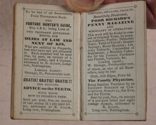 Load image into Gallery viewer, Victoria Miniature Almanack for 1849. Strange, W. Paternoster Row. London. [1848].
