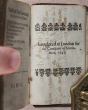 Load image into Gallery viewer, Whole booke of Psalmes Collected into English meeter by Thomas Sternhold, Iohn Hopkins, and others. I.L. for the Company of Stationers. [London]. 1643.
