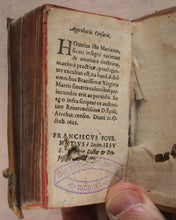 Load image into Gallery viewer, Franco̧is de Lacroix. Hortvlvs Marianvs Sive Praxes Variae colendi Beatißimam V. Mariam. Hubert Reulandt. Luxemburgi. 1627.
