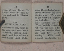 Load image into Gallery viewer, Johnny&#39;s Knife. A True Story. Caswell, C[harles]. 135, Broad Street, Birmingham. [1860?].
