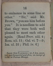 Load image into Gallery viewer, Johnny&#39;s Knife. A True Story. Caswell, C[harles]. 135, Broad Street, Birmingham. [1860?].
