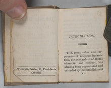 Load image into Gallery viewer, Juvenile Bible, or, History of the Old and New Testaments: in miniature: being a concise relation of events contained in the Holy Scriptures. Bysh, John. 52, Paternoster Row. London. 1819.
