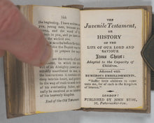 Load image into Gallery viewer, Juvenile Bible, or, History of the Old and New Testaments: in miniature: being a concise relation of events contained in the Holy Scriptures. Bysh, John. 52, Paternoster Row. London. 1819.
