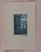 Load image into Gallery viewer, Willis, Frank (1865-1932). Original Set of Signed Artist&#39;s India Proof Miniature Line Engravings for H.M.Queen Mary. Willis, Frank (1865-1932). Whitstable, Kent. 1923.
