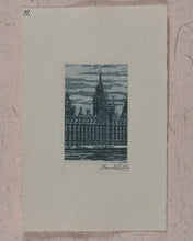 Load image into Gallery viewer, Willis, Frank (1865-1932). Original Set of Signed Artist&#39;s India Proof Miniature Line Engravings for H.M.Queen Mary. Willis, Frank (1865-1932). Whitstable, Kent. 1923.
