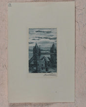 Load image into Gallery viewer, Willis, Frank (1865-1932). Original Set of Signed Artist&#39;s India Proof Miniature Line Engravings for H.M.Queen Mary. Willis, Frank (1865-1932). Whitstable, Kent. 1923.
