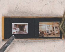 Load image into Gallery viewer, Photograph Album, miniature. Miniature photograph album of Her Royal Highness, Queen Mary&#39;s Dolls&#39; House. Circa 1990.
