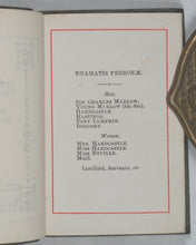 Load image into Gallery viewer, Goldsmith, Oliver. She Stoops to Conquer. Bryce, David  Son. Glasgow. Circa 1889. Dainty Little Library series.
