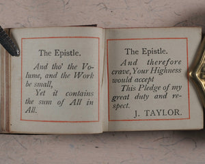 Thumb Bible by Bishop Jeremy Taylor. Hodder & Stoughton. London. 1888.