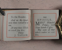 Load image into Gallery viewer, Thumb Bible by [Bishop] J[eremy] Taylor. Randolph &amp; Co., A.D.F. 38, West 23rd Street. New York. 1897.
