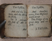 Load image into Gallery viewer, Thumb Bible. Taylor (John) Verbum Sempiternum, second edition. Printed [by F. Collins] for T. Ilive, at the Nags-Head in Jewen-Street. London. [1694].
