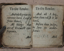 Load image into Gallery viewer, Thumb Bible. Taylor (John) Verbum Sempiternum, second edition. Printed [by F. Collins] for T. Ilive, at the Nags-Head in Jewen-Street. London. [1694].
