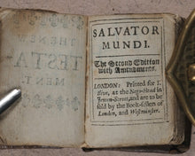 Load image into Gallery viewer, Thumb Bible. Taylor (John) Verbum Sempiternum, second edition. Printed [by F. Collins] for T. Ilive, at the Nags-Head in Jewen-Street. London. [1694].
