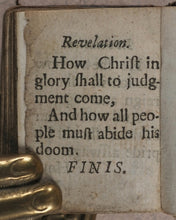 Load image into Gallery viewer, Thumb Bible. Verbum Sempiternum [and] Salvator Mundi, [by John Taylor]. F. Collins for T. Ilive. At the Nags-Head in Jewen Street. London. 1693.
